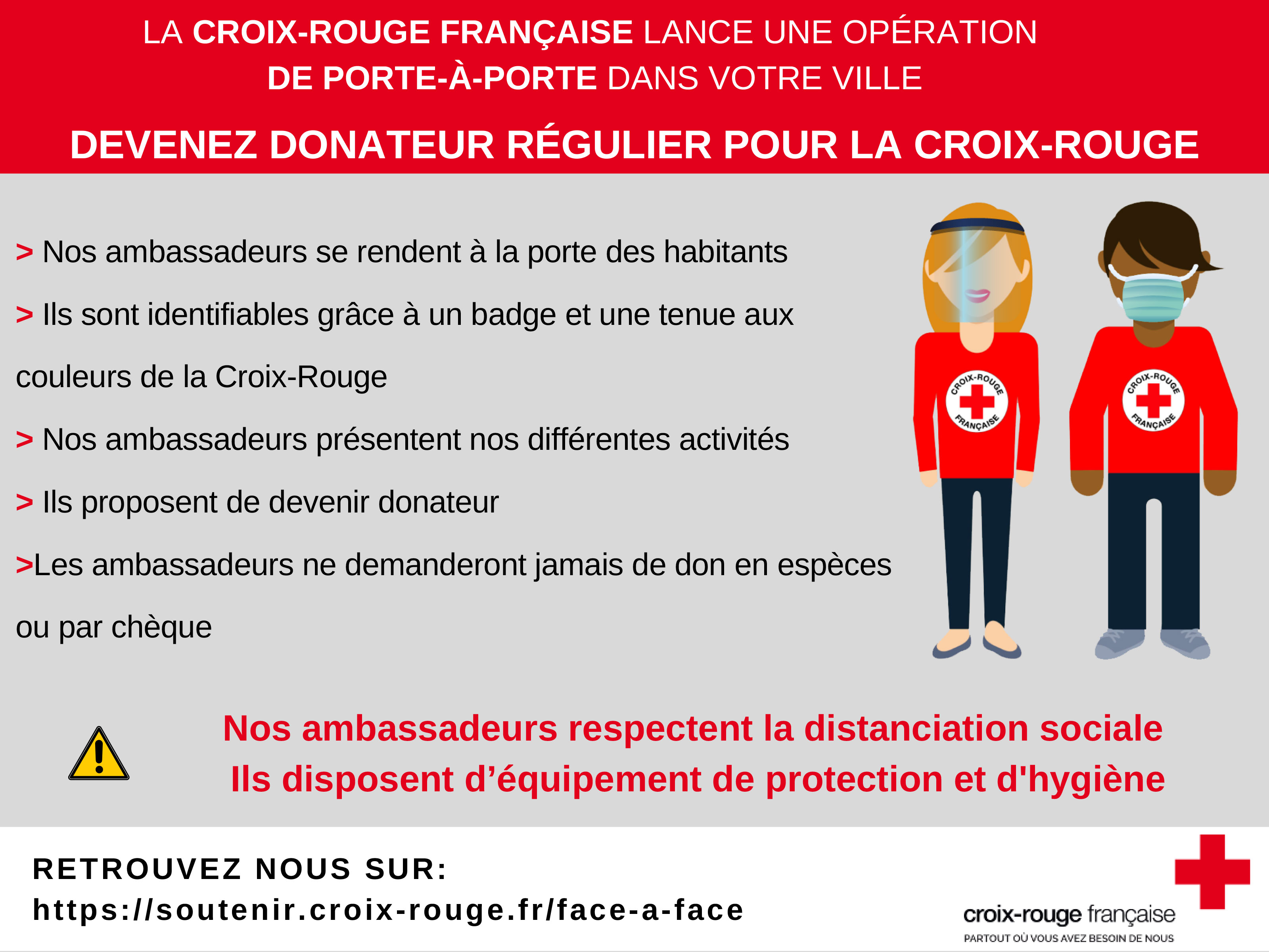 La Croix-Rouge française vient à la rencontre des habitants de votre ville 
